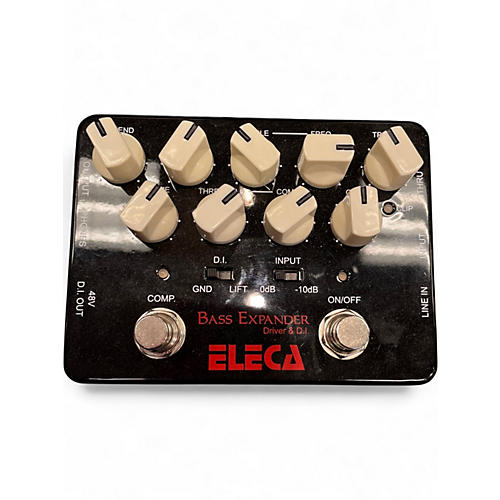 Used Eleca BASS EXPANDER DRIVER AND D.I. Bass Effect Pedal