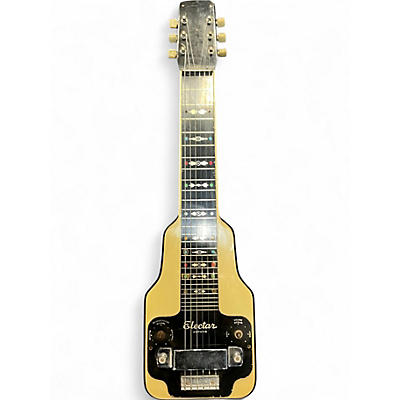 Used Electar Zephyr Antique White Lap Steel