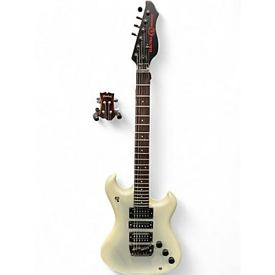 Used Electra westone Pearl White Solid Body Electric Guitar