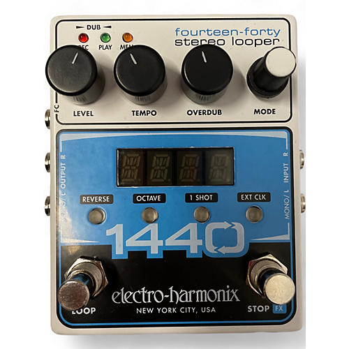 Electro-Harmonix Used Electro-Harmonix 1440 Stereo Looper Pedal White Pedal