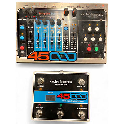Used Electro-Harmonix 45000 Stereo Multi-Track Looper with Foot Controller Pedal