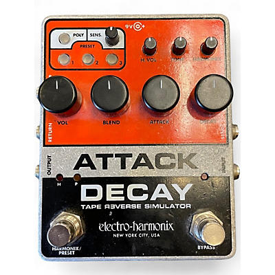 Used Electro-Harmonix ATTACK AND RELEASE TAPE REVERSE SIMULATOR Pedal