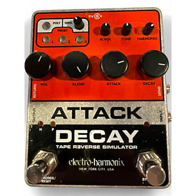 Used Electro-Harmonix ATTACK DECAY Effect Pedal