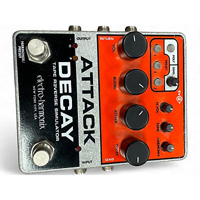 Used Electro-Harmonix ATTACK DECAY Effect Pedal
