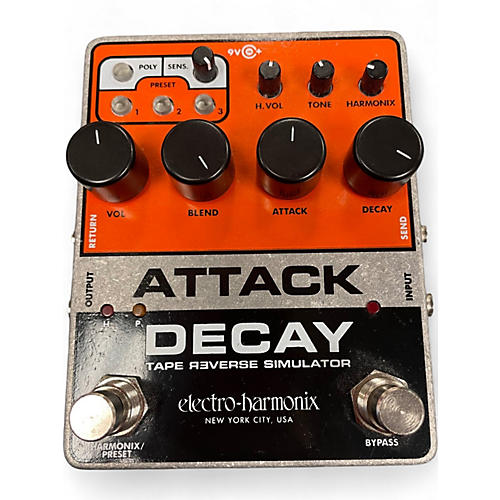 Electro-Harmonix Used Electro-Harmonix ATTACK DECAY TAPE REVERSE SIMULATOR Effect Pedal