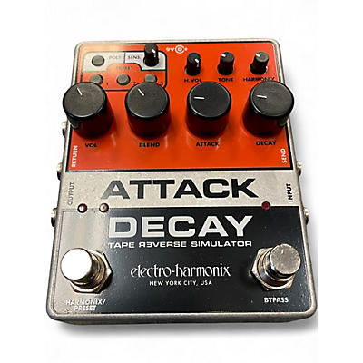 Used Electro-Harmonix Attack Decay Reverse Tape Simulator Effect Pedal
