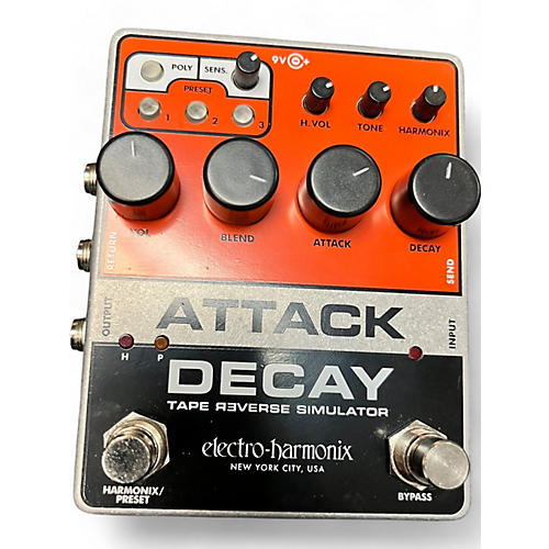 Electro-Harmonix Used Electro-Harmonix Attack Decay Tape Reverse Simulator Effect Pedal