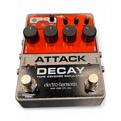 Used Electro-Harmonix Attack Decay Tape Reverse Simulator  Effect Pedal