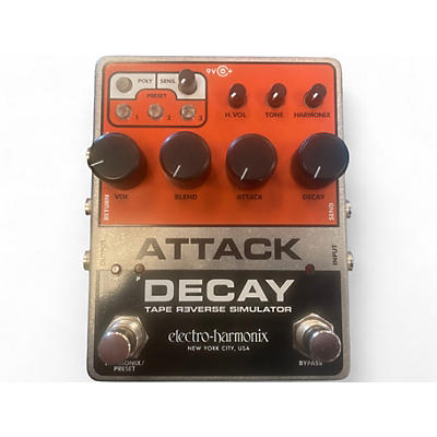 Used Electro-Harmonix Attack Decay Tape Reverse Simulator Effect Pedal