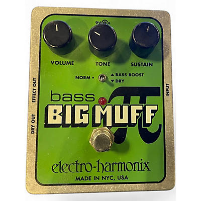Used Electro-Harmonix BASS BIG MUFF FUZZ Effect Pedal