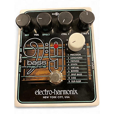 Used Electro-Harmonix BASS9 Bass Machine Bass Effect Pedal