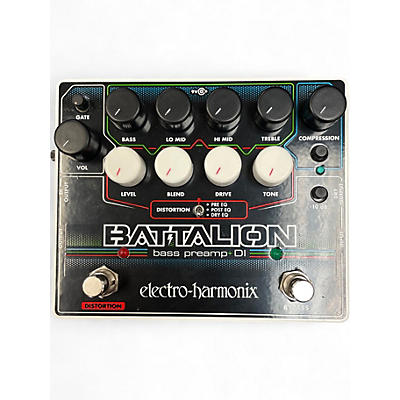 Used Electro-Harmonix BATTALION BASS PREAMP Bass Effect Pedal