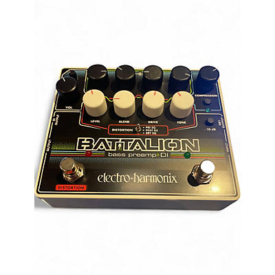 Used Electro-Harmonix BATTALION BASS PREAMP/DI Bass Effect Pedal