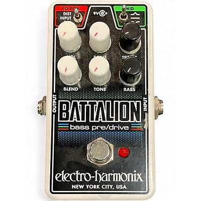 Used Electro-Harmonix BATTALION BASS PREDIVE Effect Pedal