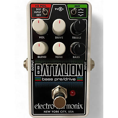 Used Electro-Harmonix BATTALION Bass Effect Pedal