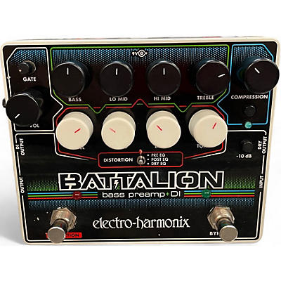 Used Electro-Harmonix BATTALION Bass Effect Pedal