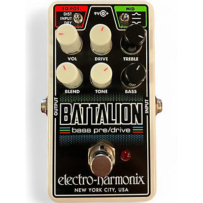 Used Electro-Harmonix BATTALION Bass Effect Pedal