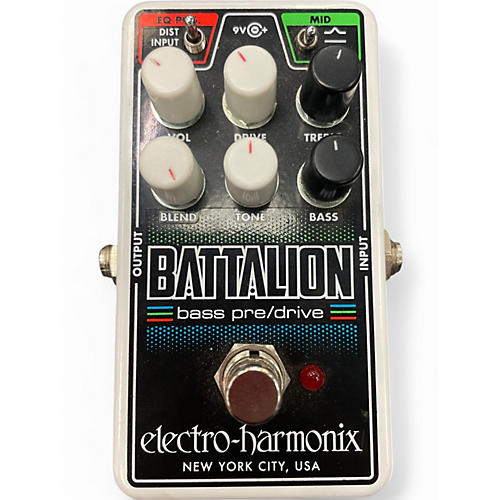 Used Electro-Harmonix BATTALION Bass Effect Pedal
