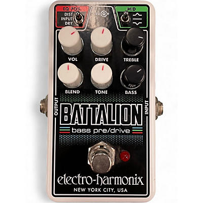 Used Electro-Harmonix BATTALION Bass Effect Pedal