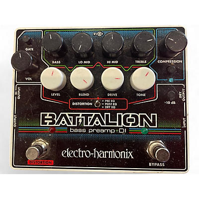 Used Electro-Harmonix BATTALION Bass Effect Pedal