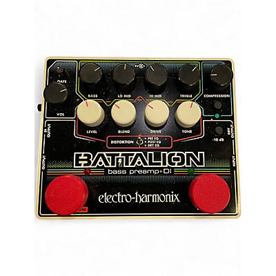 Used Electro-Harmonix BATTALION Bass Effect Pedal
