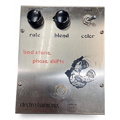 Used Electro-Harmonix Bad Stone Phase Shifter V1 Mummy Face Effect Pedal