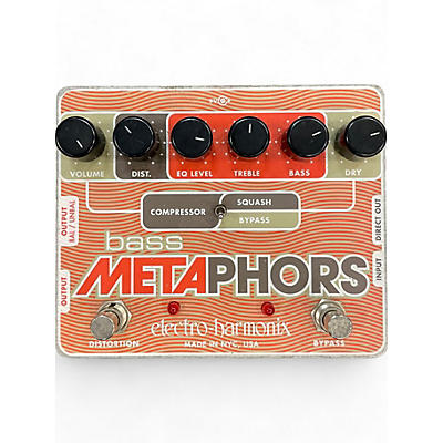 Used Electro-Harmonix Bass Metaphors Compressor Bass Effect Pedal