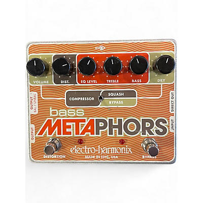 Used Electro-Harmonix Bass Metaphors Compressor Bass Effect Pedal
