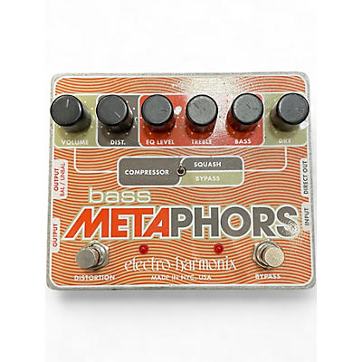 Used Electro-Harmonix Bass Metaphors Compressor Bass Effect Pedal