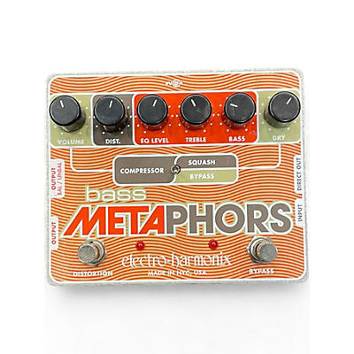 Used Electro-Harmonix Bass Metaphors Compressor Bass Effect Pedal