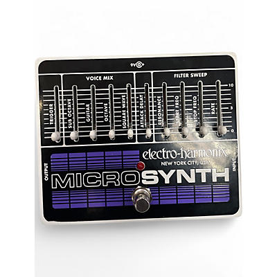 Used Electro-Harmonix Bass Micro Synth Bass Effect Pedal