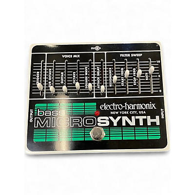 Used Electro-Harmonix Bass Micro Synth Bass Effect Pedal
