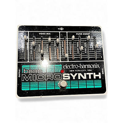 Used Electro-Harmonix Bass Micro Synth Bass Effect Pedal