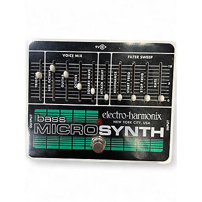 Used Electro-Harmonix Bass Micro Synth Bass Effect Pedal