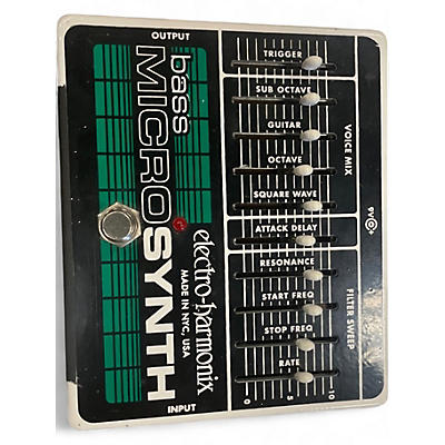 Used Electro-Harmonix Bass Micro Synth Bass Effect Pedal