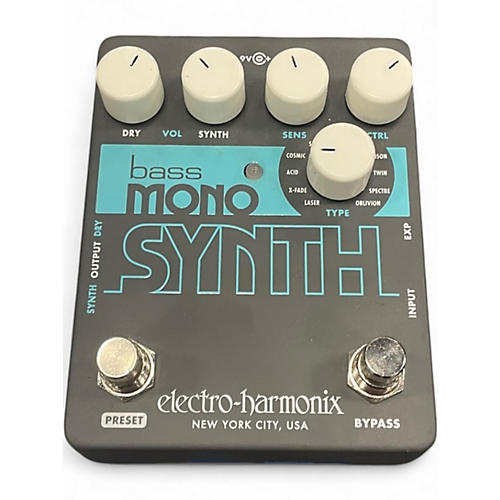 Used Electro-Harmonix Bass Mono Synth Bass Bass Effect Pedal