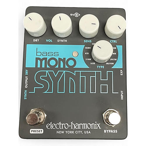 Used Electro-Harmonix Bass Mono Synth Bass Bass Effect Pedal
