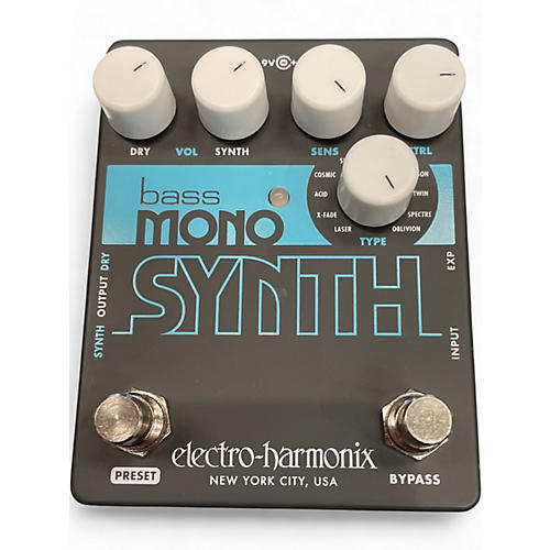 Used Electro-Harmonix Bass Mono Synth Bass Bass Effect Pedal