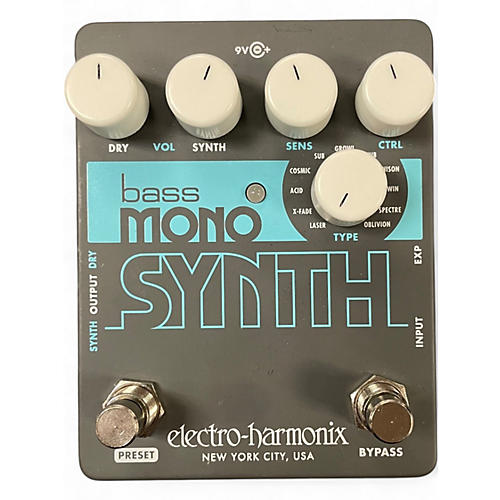 Used Electro-Harmonix Bass Mono Synth Bass Bass Effect Pedal