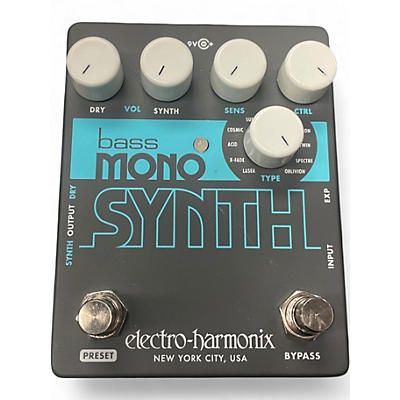 Used Electro-Harmonix Bass Mono Synth Bass Bass Effect Pedal