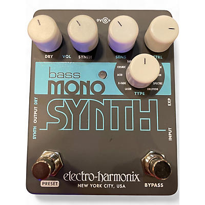 Used Electro-Harmonix Bass Mono Synth Bass Bass Effect Pedal