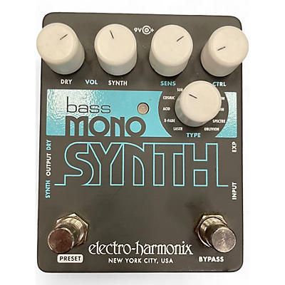 Used Electro-Harmonix Bass Mono Synth Bass Bass Effect Pedal