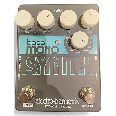 Used Electro-Harmonix Bass Mono Synth Bass Bass Effect Pedal