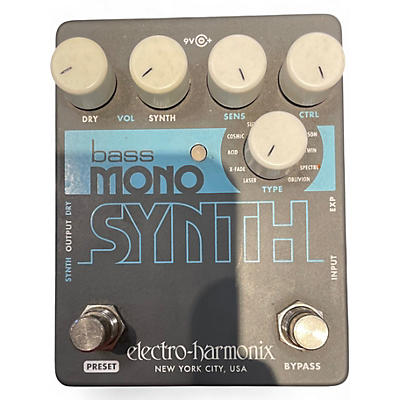 Used Electro-Harmonix Bass Mono Synth Bass Bass Effect Pedal
