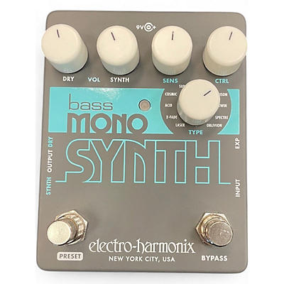 Used Electro-Harmonix Bass Mono Synth Bass Bass Effect Pedal
