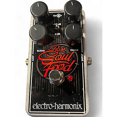 Used Electro-Harmonix Bass Soul Food Overdrive Bass Effect Pedal