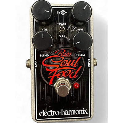 Used Electro-Harmonix Bass Soul Food Overdrive Bass Effect Pedal