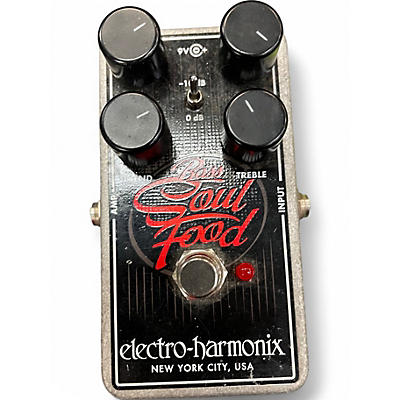 Used Electro-Harmonix Bass Soul Food Overdrive Bass Effect Pedal