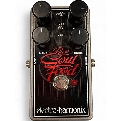 Used Electro-Harmonix Bass Soul Food Overdrive Bass Effect Pedal