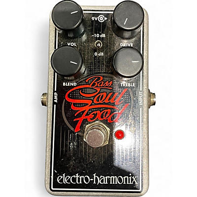 Used Electro-Harmonix Bass Soul Food Overdrive Bass Effect Pedal